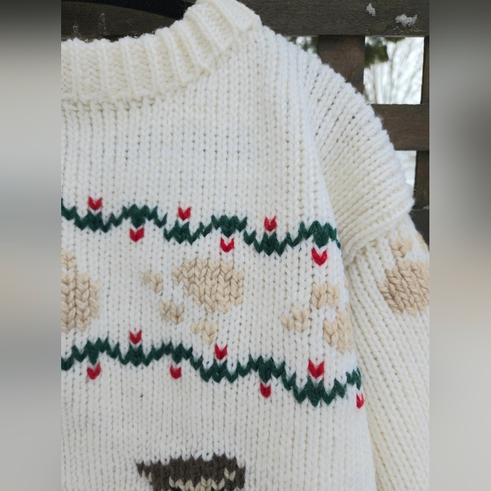 Vintage Knit Teddy Sweater - Picture 5 of 9